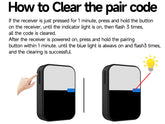 Self-Power Wireless Doorbell -  No Battery Required,